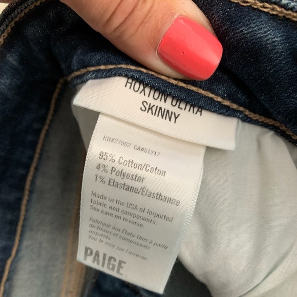 Paige skinny jeans. - Picture 5 of 6